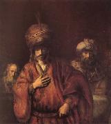 Rembrandt, The Condemnation of Haman